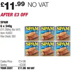 Costco SPAM offer