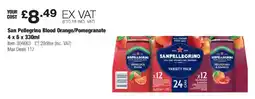 Costco San Pellegrino Blood Orange/Pomegranate offer