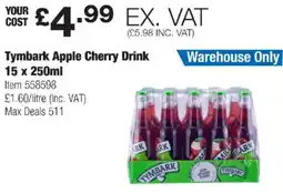Costco Tymbark Apple Cherry Drink offer