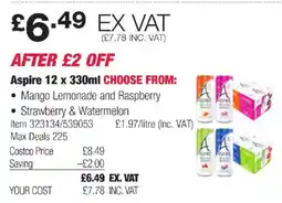 Costco Aspire offer