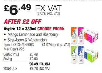 Costco Aspire offer