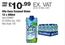 Costco Vita Coco Coconut Water offer