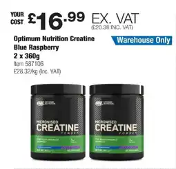 Costco Optimum Nutrition Creatine Blue Raspberry offer