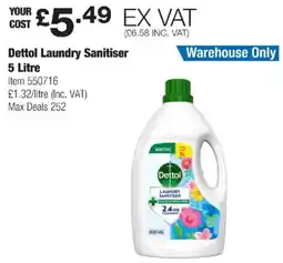 Costco Dettol Laundry Sanitiser offer