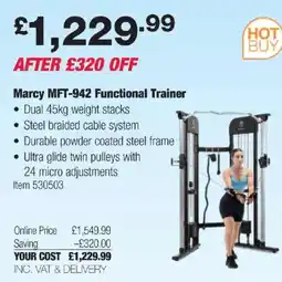 Costco Marcy MFT-942 Functional Trainer offer