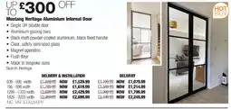 Costco Mustang Heritage Aluminium Internal Door offer