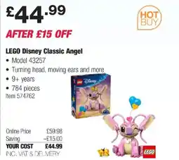 Costco LEGO Disney Classic Angel offer