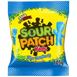 Iceland Sour Patch Kids Blue Raspberry Sweets Bag 130g offer