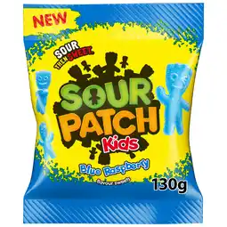 Iceland Sour Patch Kids Blue Raspberry Sweets Bag 130g offer