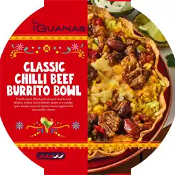Iceland Las Iguanas Classic Chilli Beef Burrito Bowl 450g offer
