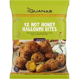 Iceland Las Iguanas 12 Hot Honey Halloumi Bites 216g offer