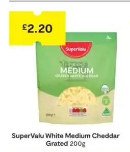 SuperValu SuperValu White Medium Cheddar Grated offer