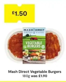 SuperValu Mash Direct Vegetable Burgers offer
