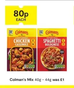 SuperValu Colman's Mix offer