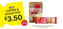 SuperValu Nescafe Cappuccino / KitKat 2 Finger Milk Chocolate offer