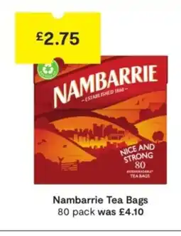SuperValu Nambarrie Tea Bags offer