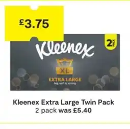 SuperValu Kleenex Extra Large Twin Pack offer