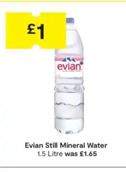 SuperValu Evian Still Mineral Water offer