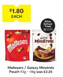 SuperValu Maltesers / Galaxy Minstrels Pouch offer