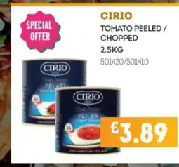 Bestway CIRIO Tomato peeled / chopped offer