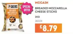 Bestway MCCAIN Breaded mozzarella cheese sticks offer