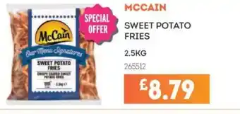 Bestway MCCAIN Sweet potato fries offer