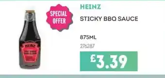 Bestway HEINZ Sticky bbq sauce offer
