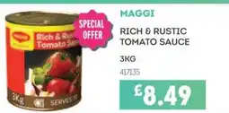 Bestway MAGGI Rich & rustic tomato sauce offer