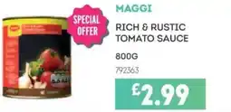 Bestway MAGGI Rich & rustic tomato sauce offer