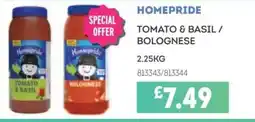 Bestway HOMEPRIDE Tomato & basil / bolognese offer