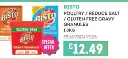 Bestway BISTO Poultry/reduce salt / gluten free gravy granules offer