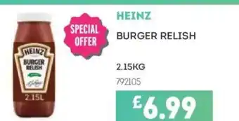 Bestway HEINZ Burger relish offer