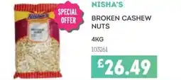 Bestway NISHA'S Broken cashew nuts offer