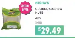 Bestway NISHA'S Ground cashew nuts offer