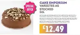 Bestway Cake emporium varieites as stocked offer