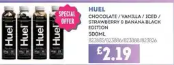 Bestway HUEL Chocolate/vanilla / iced/ strawberry & banana black edition offer