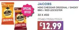Bestway JACOBS Mini cheddar original/smoky bbq / red leicester offer