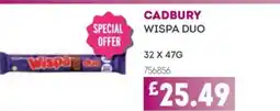 Bestway CADBURY Wispa duo offer