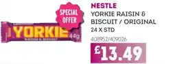 Bestway NESTLE Yorkie raisin & biscuit / original offer