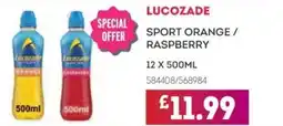Bestway LUCOZADE Sport orange / raspberry offer