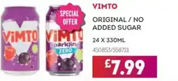 Bestway VIMTO Original/no added sugar offer
