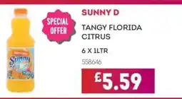 Bestway SUNNY D Tangy florida citrus offer