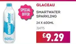 Bestway GLACEAU Smartwater sparkling offer