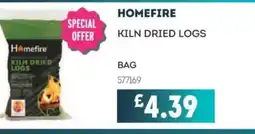 Bestway HOMEFIRE Kiln dried logs offer
