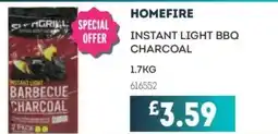 Bestway HOMEFIRE Instant light bbq charcoal offer