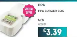 Bestway PPS PP6 burger box offer