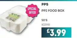 Bestway PPS PP2 food box offer
