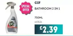 Bestway CIF Bathroom 2 in 1 offer