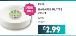 Bestway PPS Bagasse plates 23cm offer