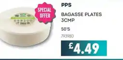 Bestway PPS Bagasse plates 3cmp offer